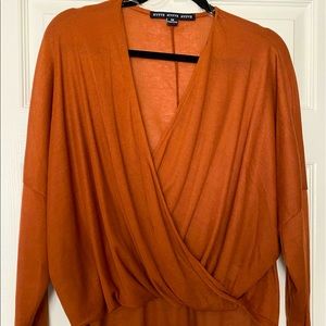 Lovely copper fall blouse